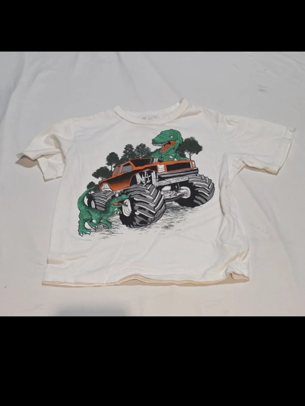 Children's Place boys 5-6 dinosaur monster truck shirt #05